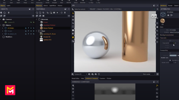 Maverick-corsi-rendering-3d-gestione-dei-materiali-e-delle-luci